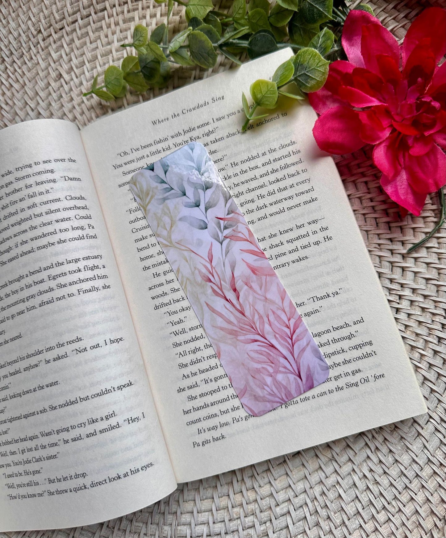 Pastel Leaf Bookmark