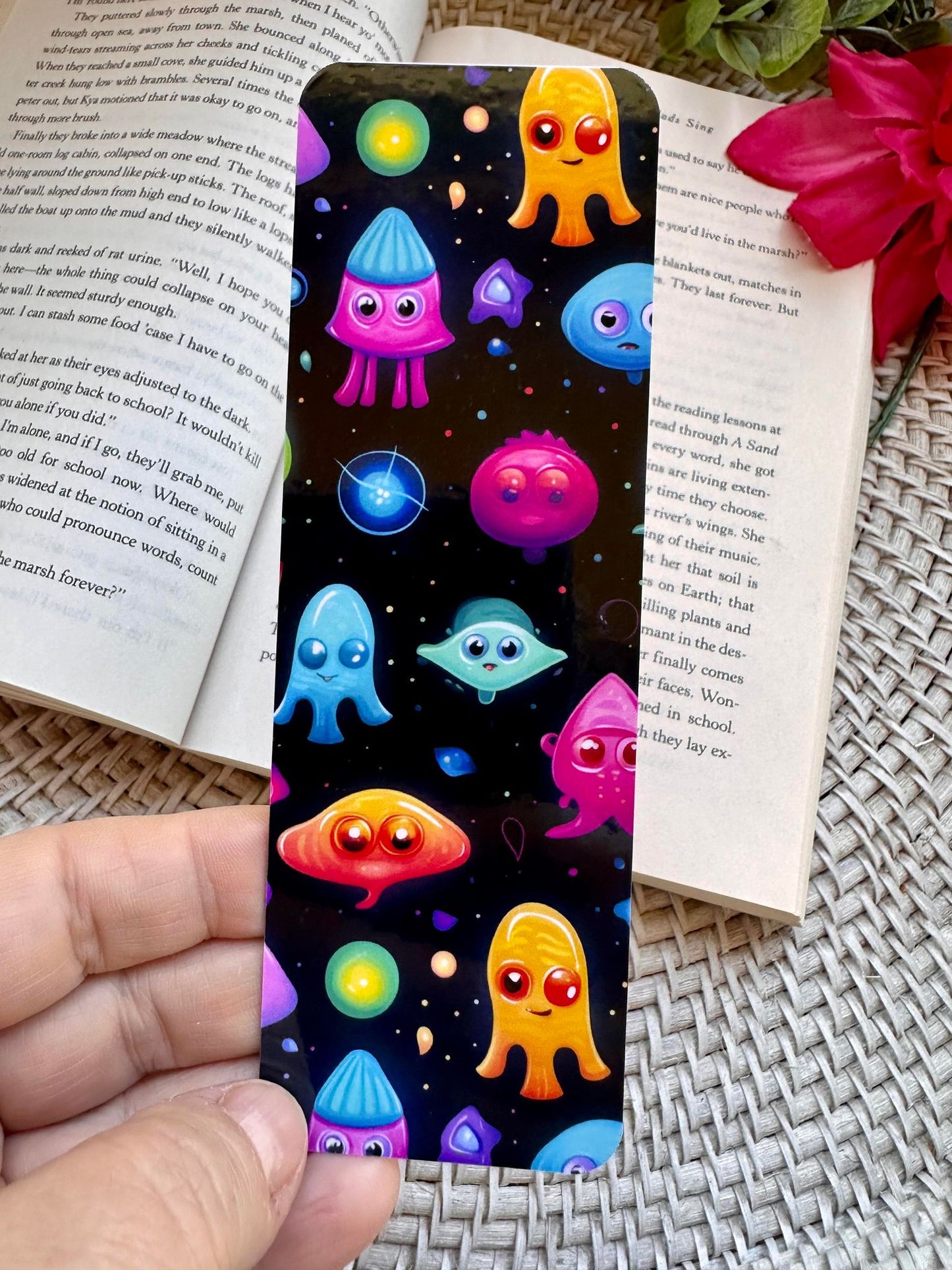 bright Space Theme Bookmark