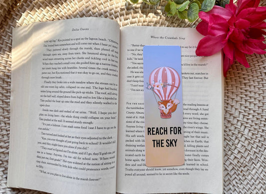 Reach For The Sky & Balloon Bookmark