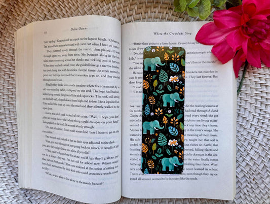 Jungle Elephant Bookmark