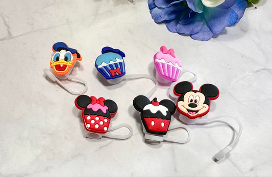 Character Straw Toppers Set #1 (Larger)