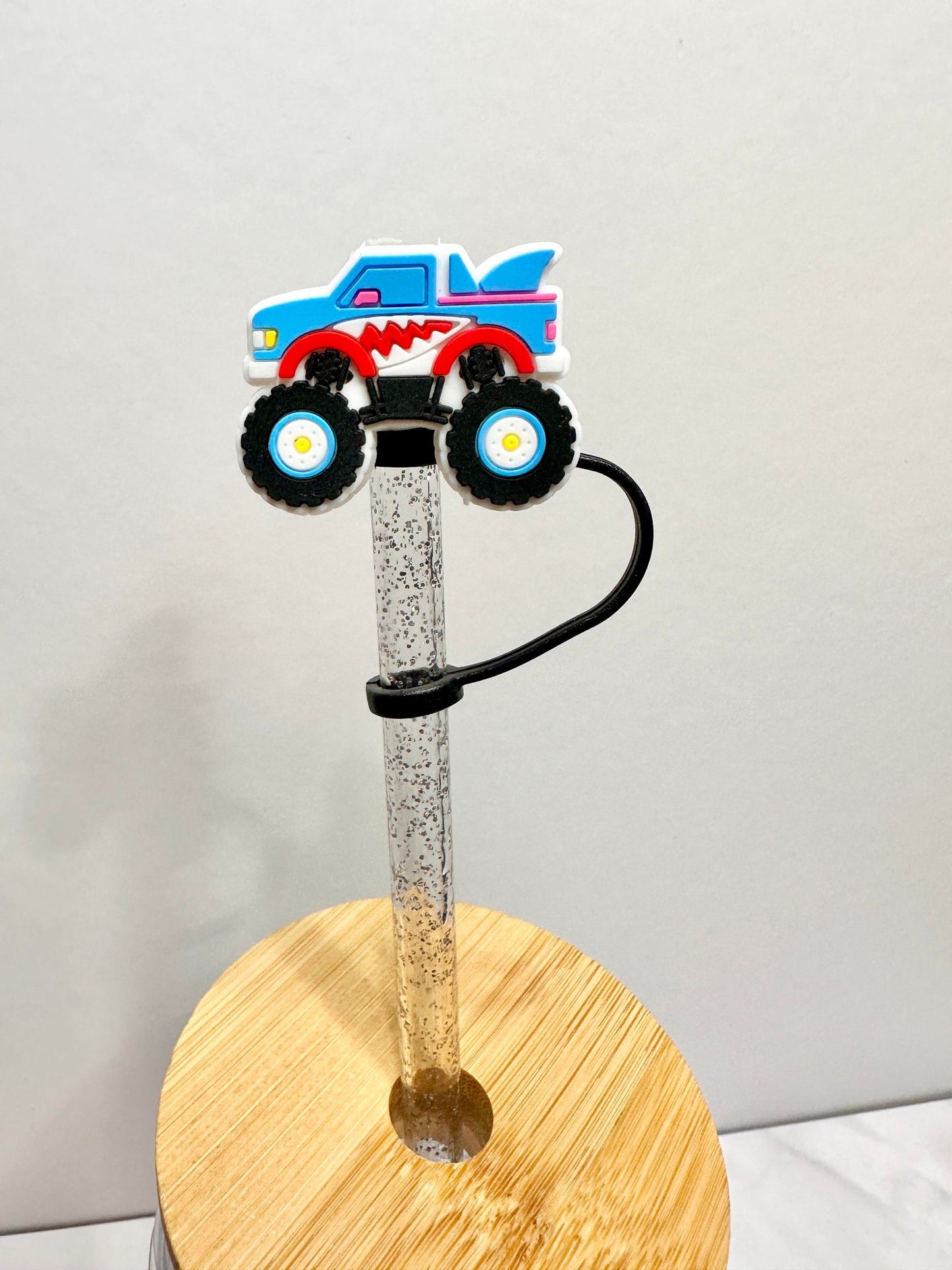 Monster Truck Straw Toppers