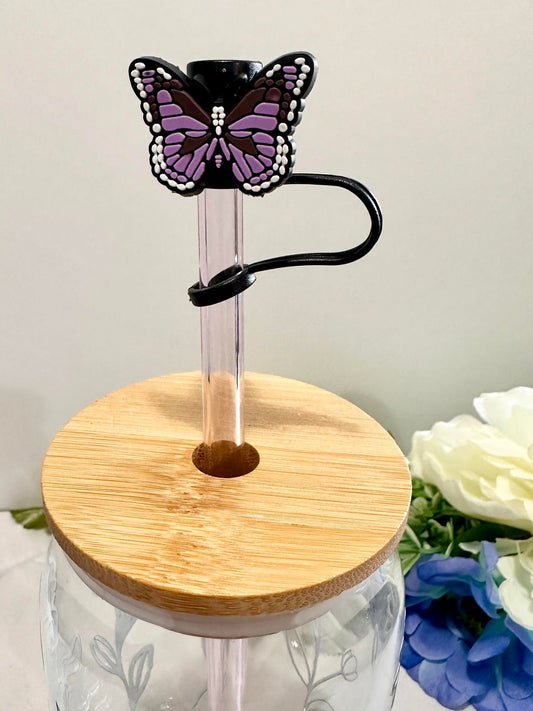 Sm Butterfly Straw Toppers (Larger)