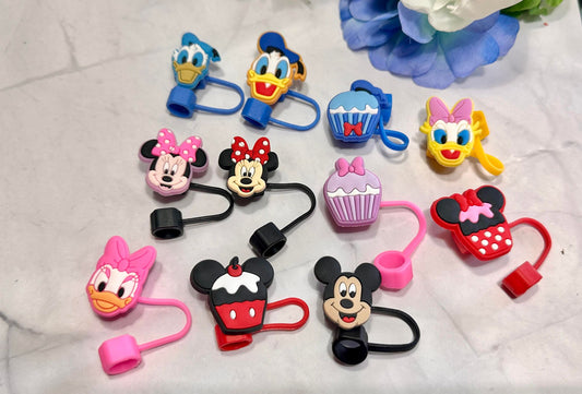 Character Straw Toppers Set #2 (Larger)