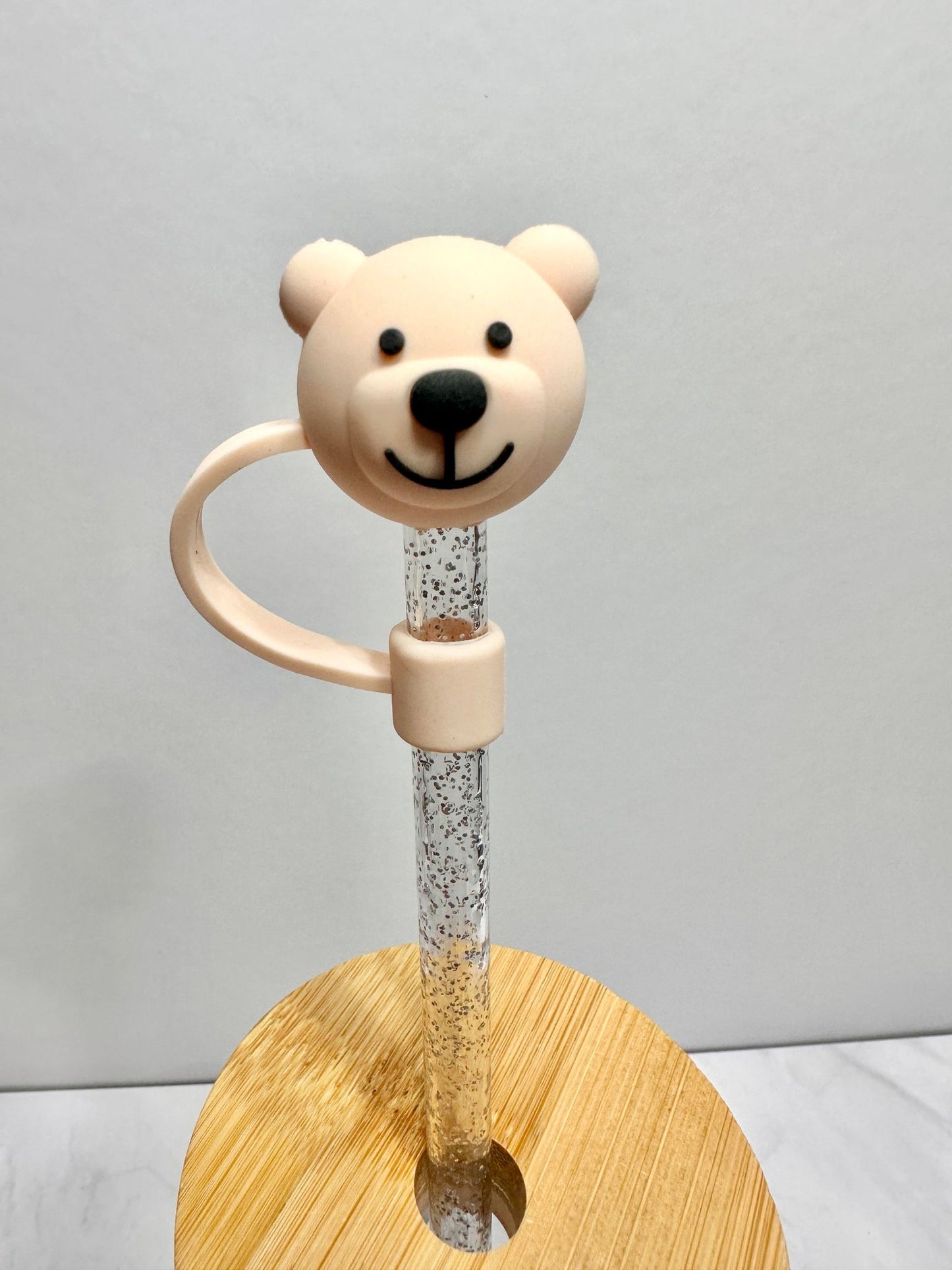 Cute Animals Straw Toppers