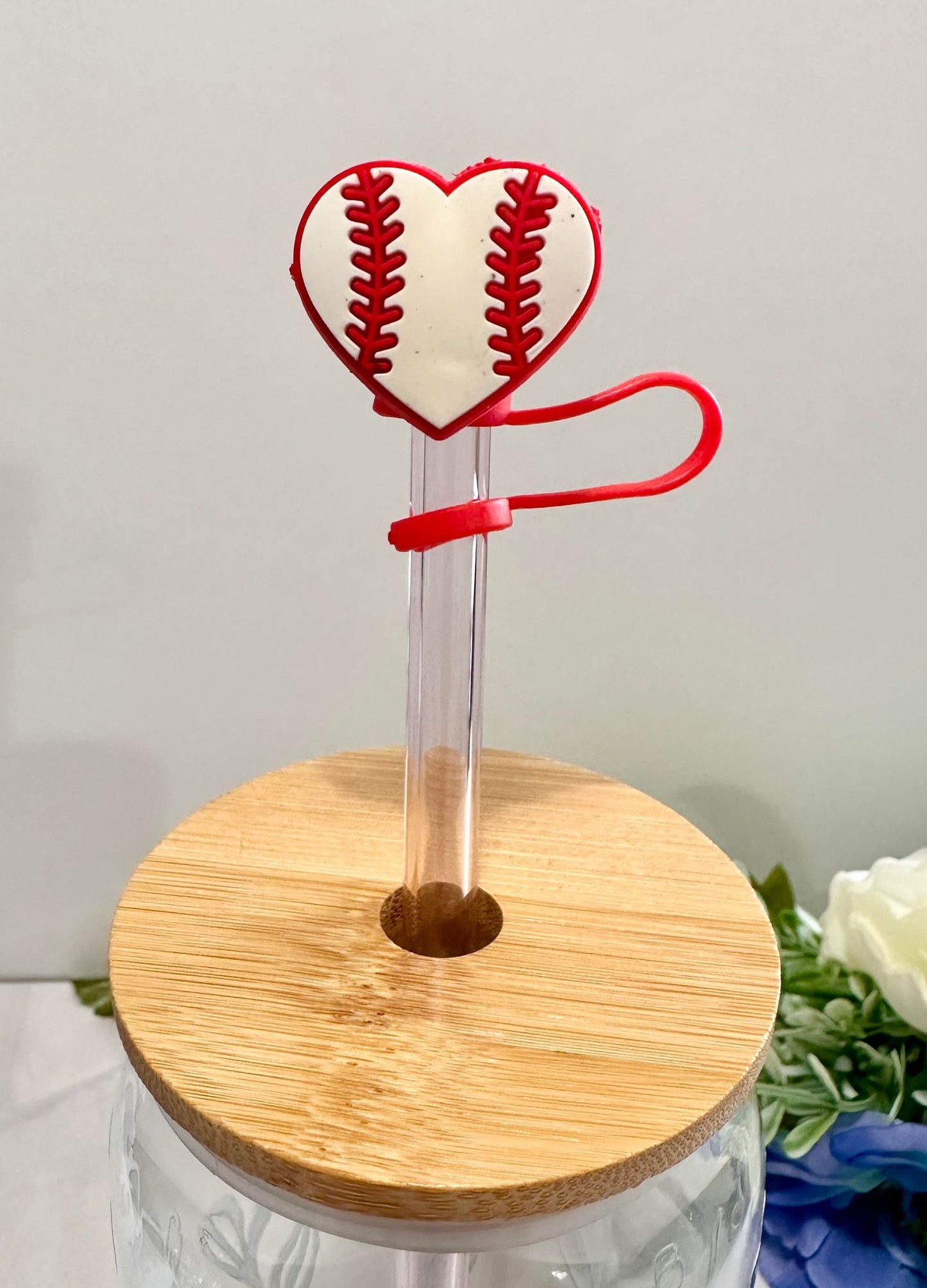 Baseball Straw Toppers (Larger)