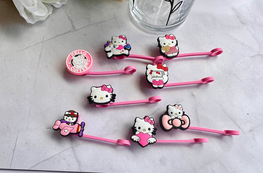 Hello Kitty Straw Toppers (Larger)