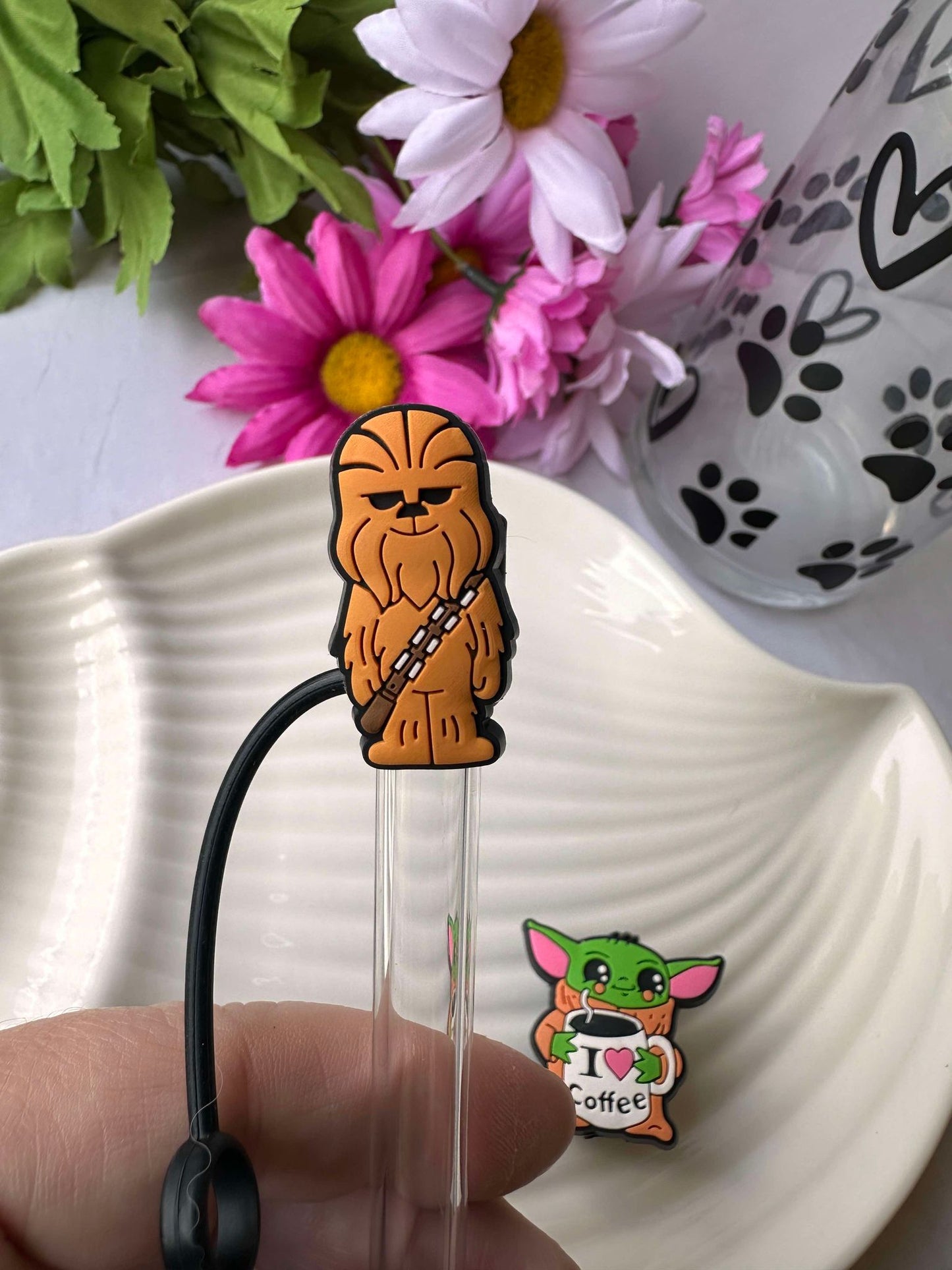 Character Straw Toppers 10mm