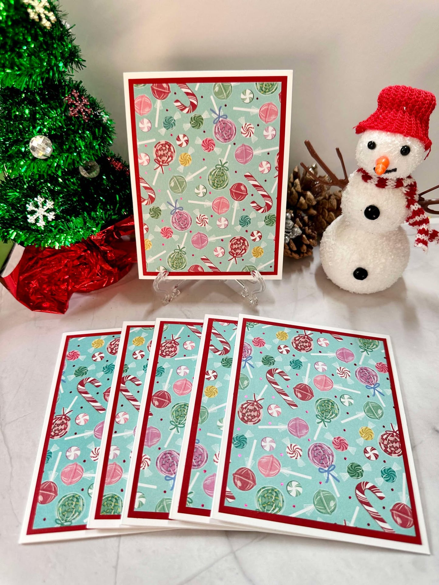 Holiday Candy Notecards