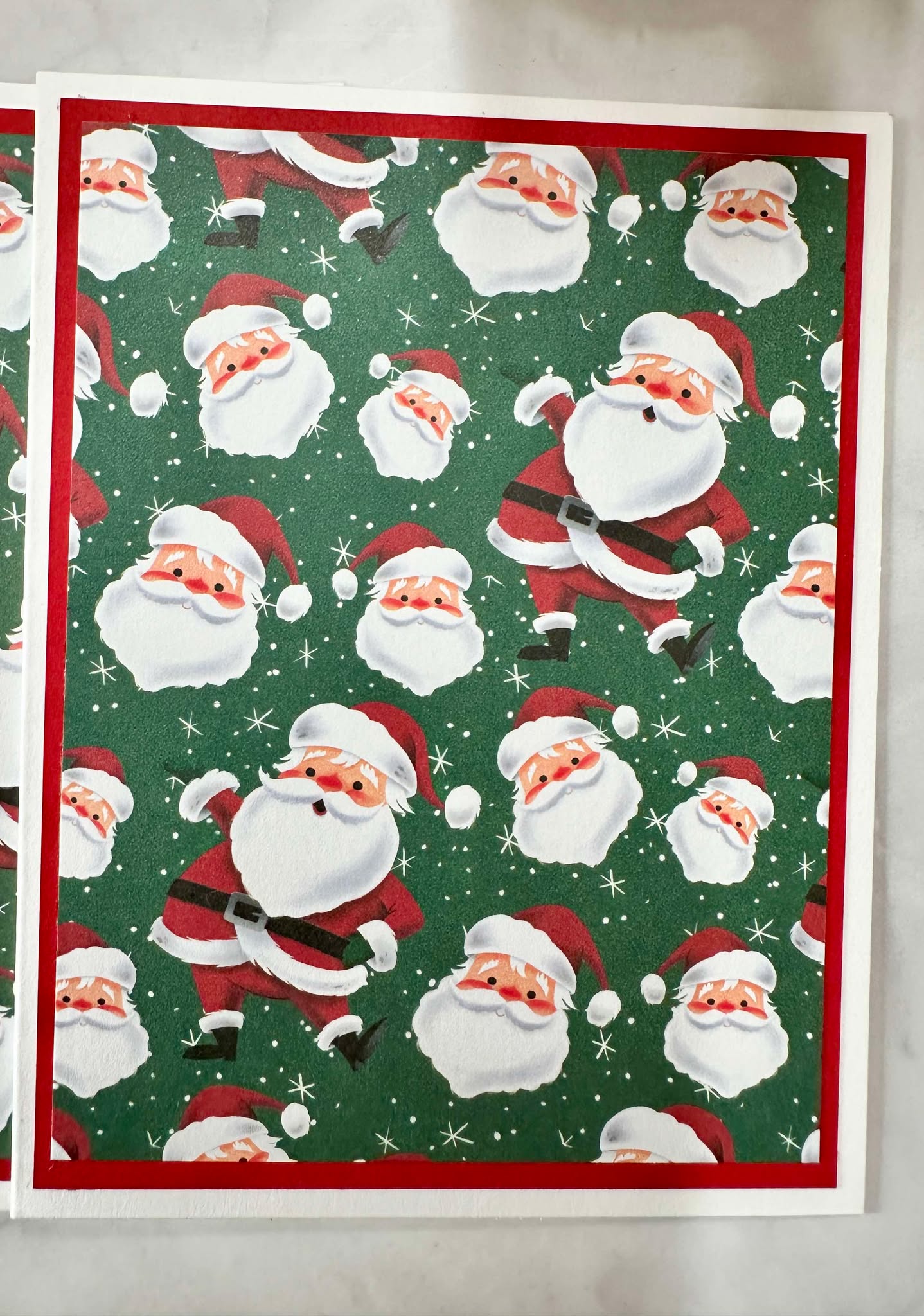 Jolly Santa Blank Notecards