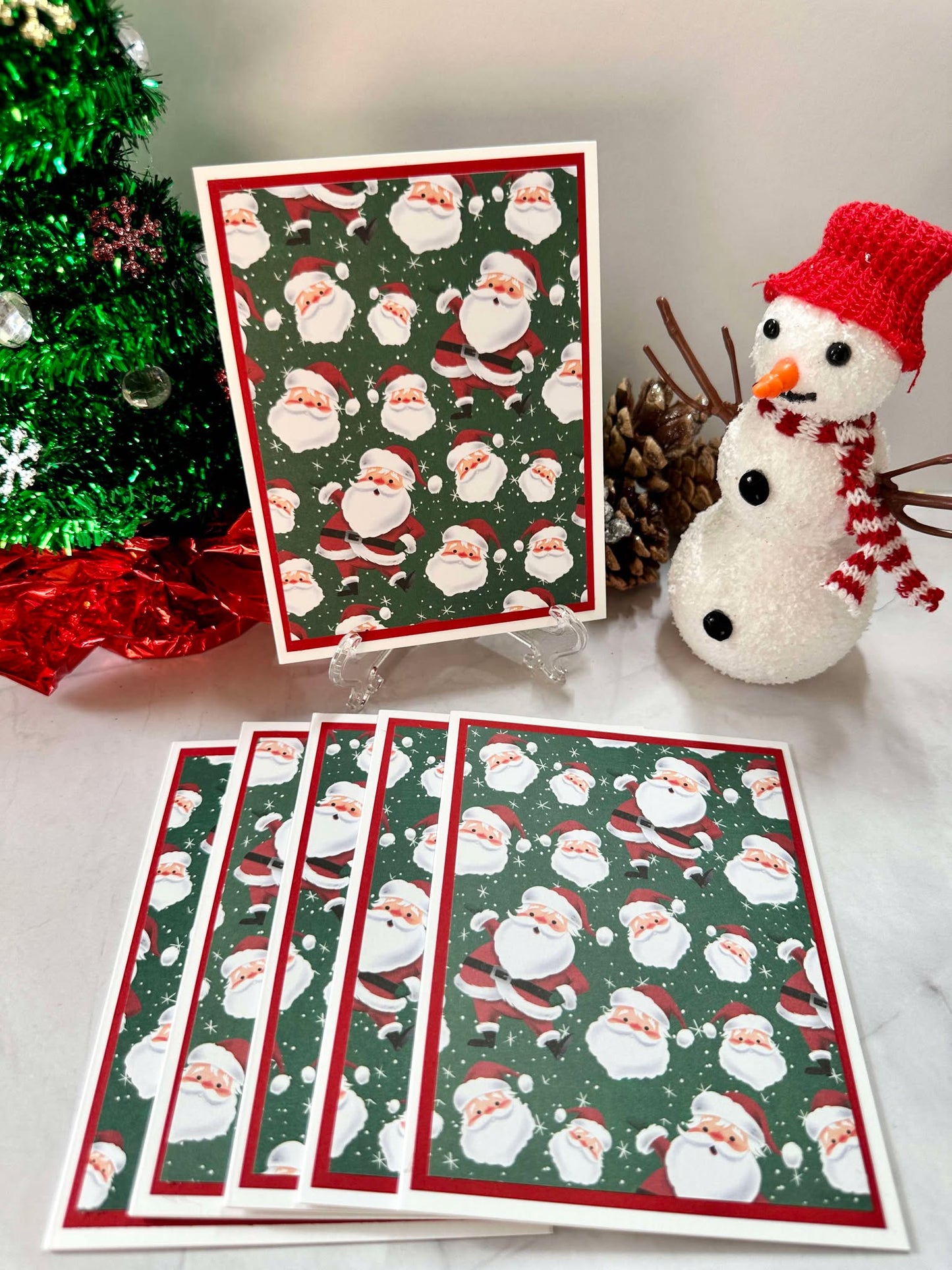 Jolly Santa Blank Notecards