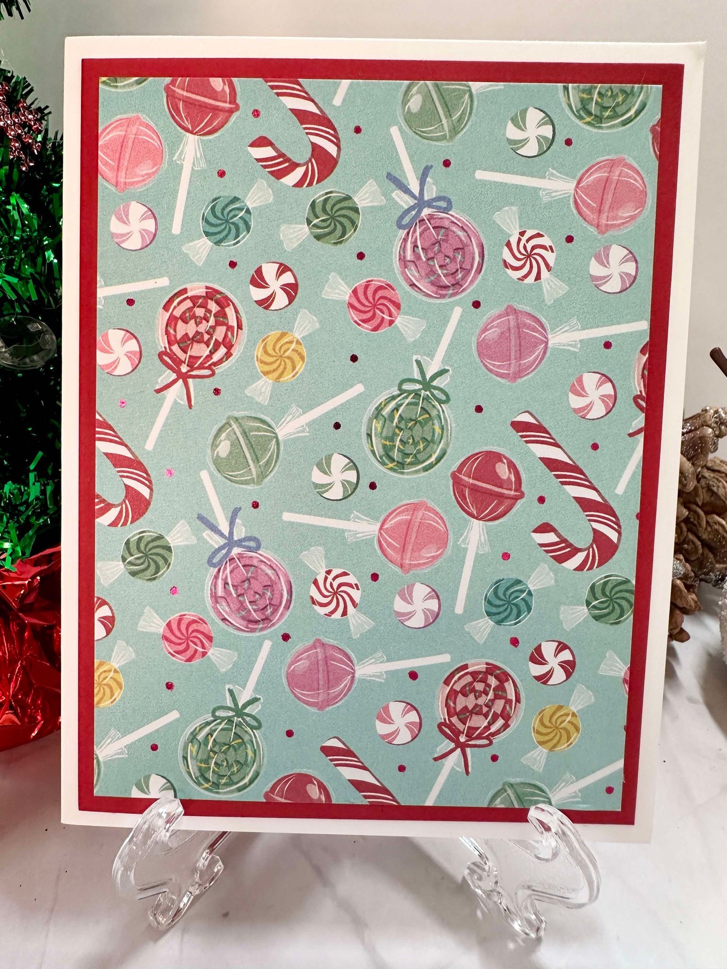 Holiday Candy Notecards