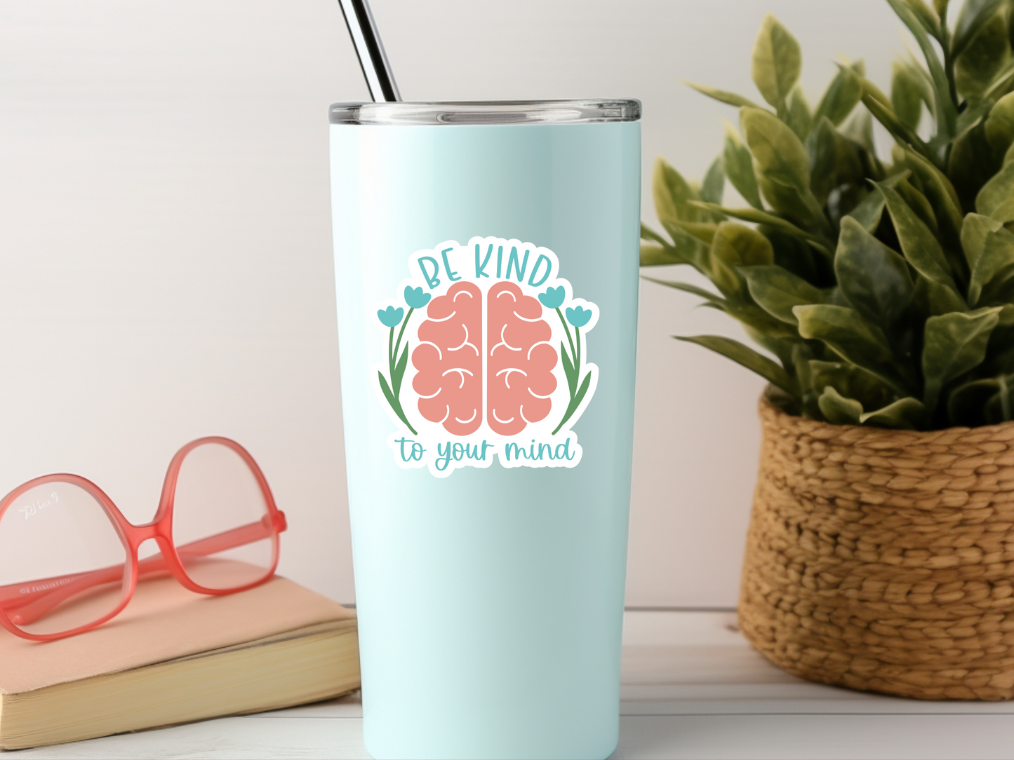 Be Kind To Your Mind Pastel Sticker