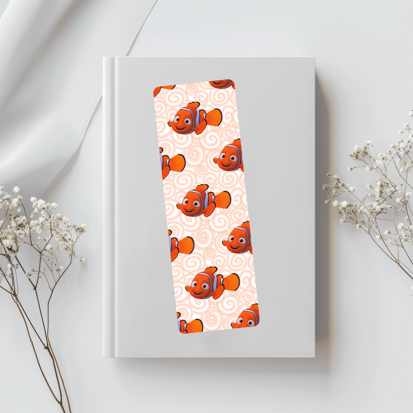 Kids Cute Orange Fish Bookmark