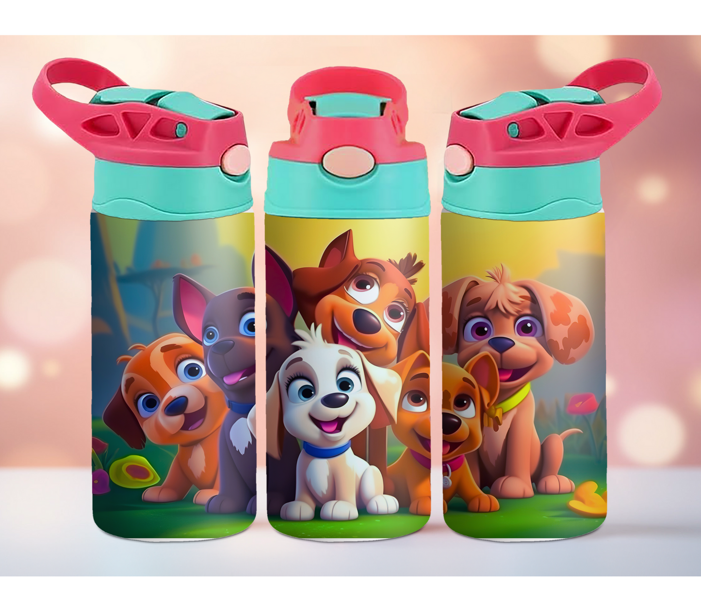 Cute Dogs 12oz Kids Tumbler