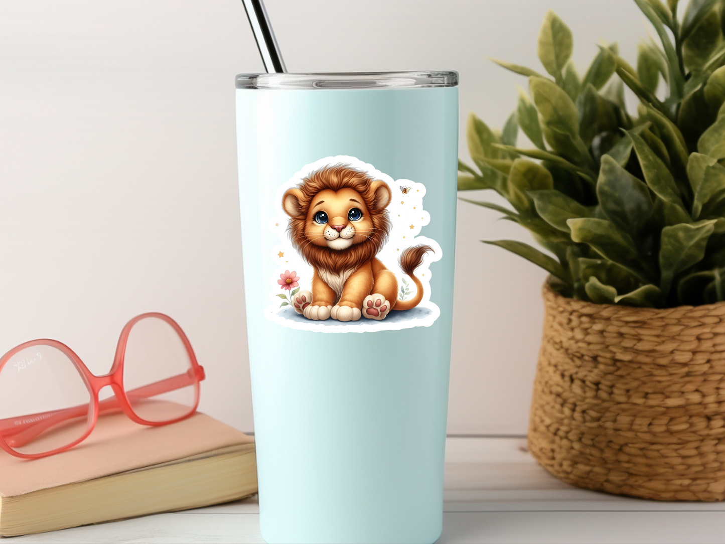 Cute Little Lion Sticker