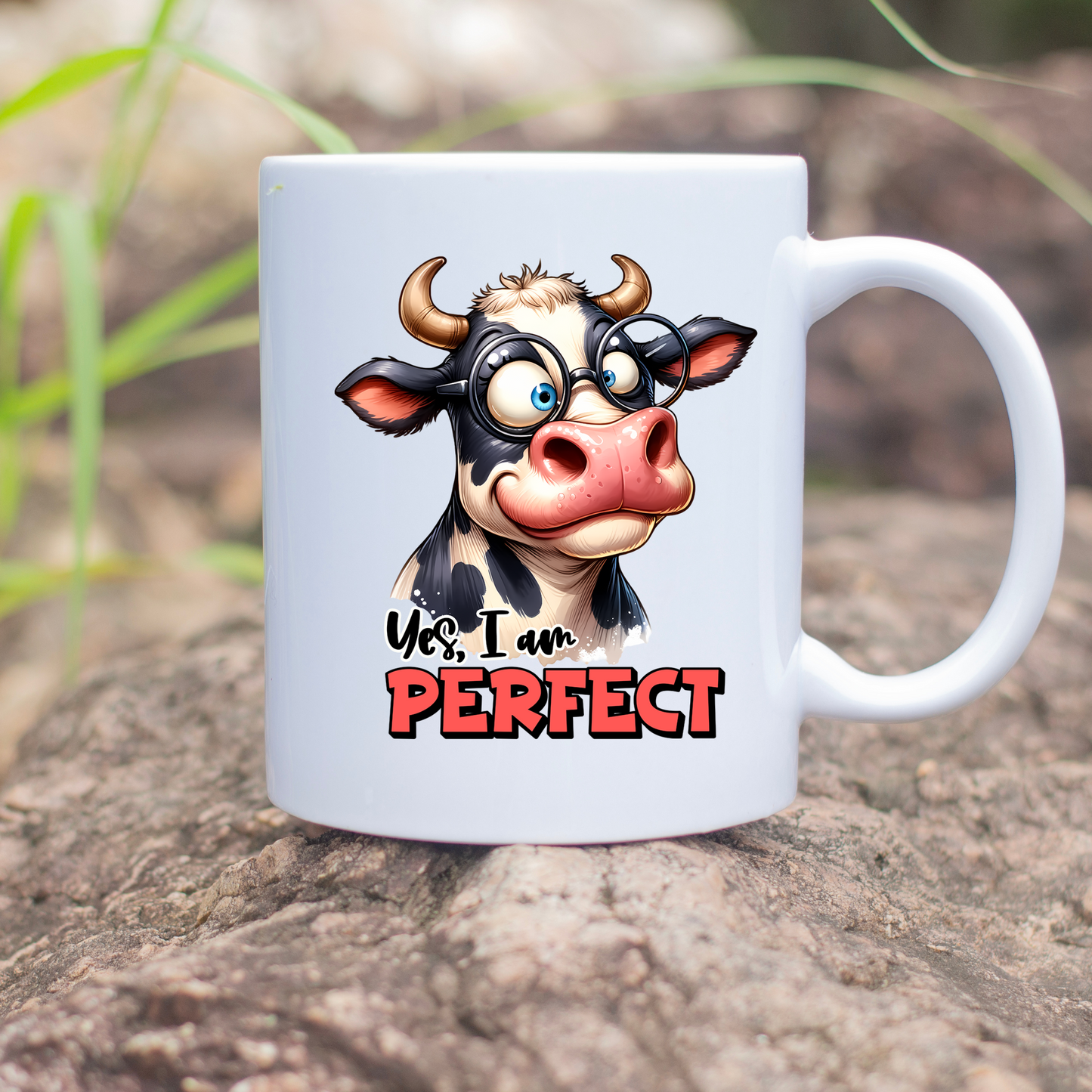 Yes I'm Perfect Cow 11oz Mug