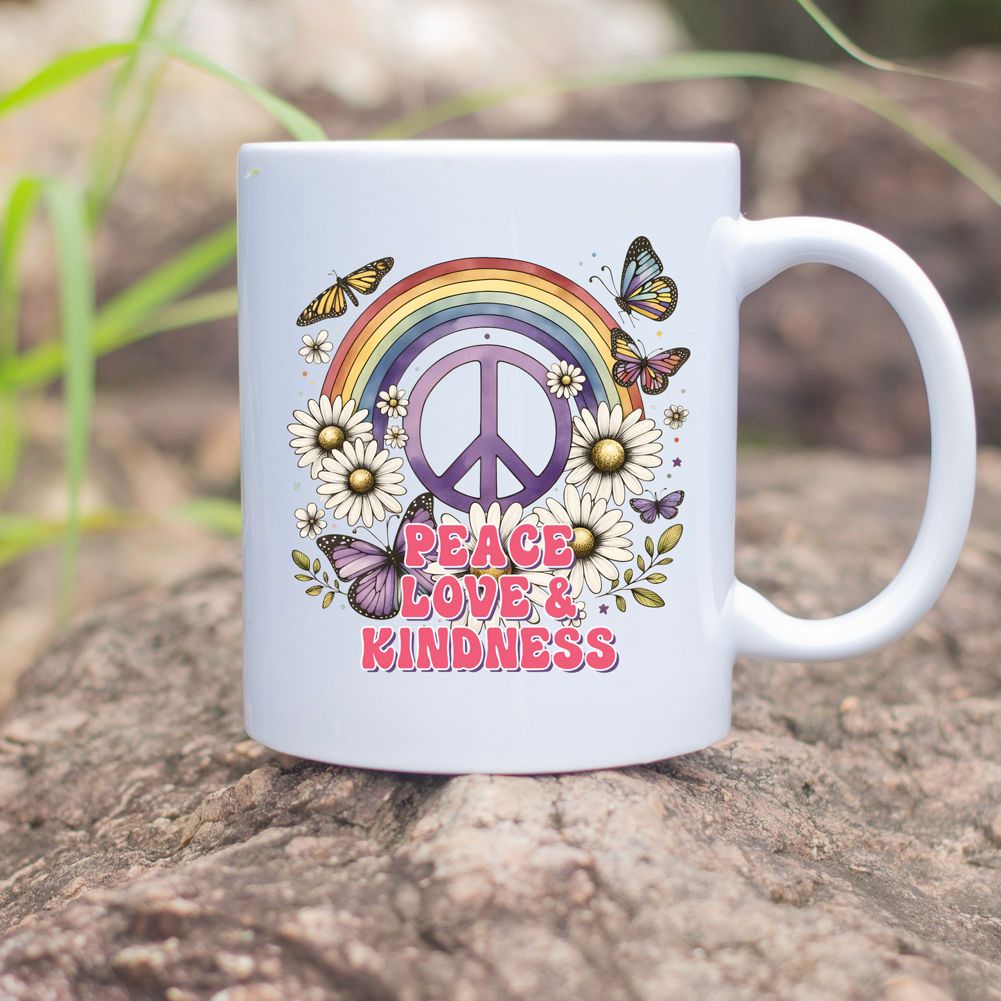 Peace Love Kindness 11oz Mug