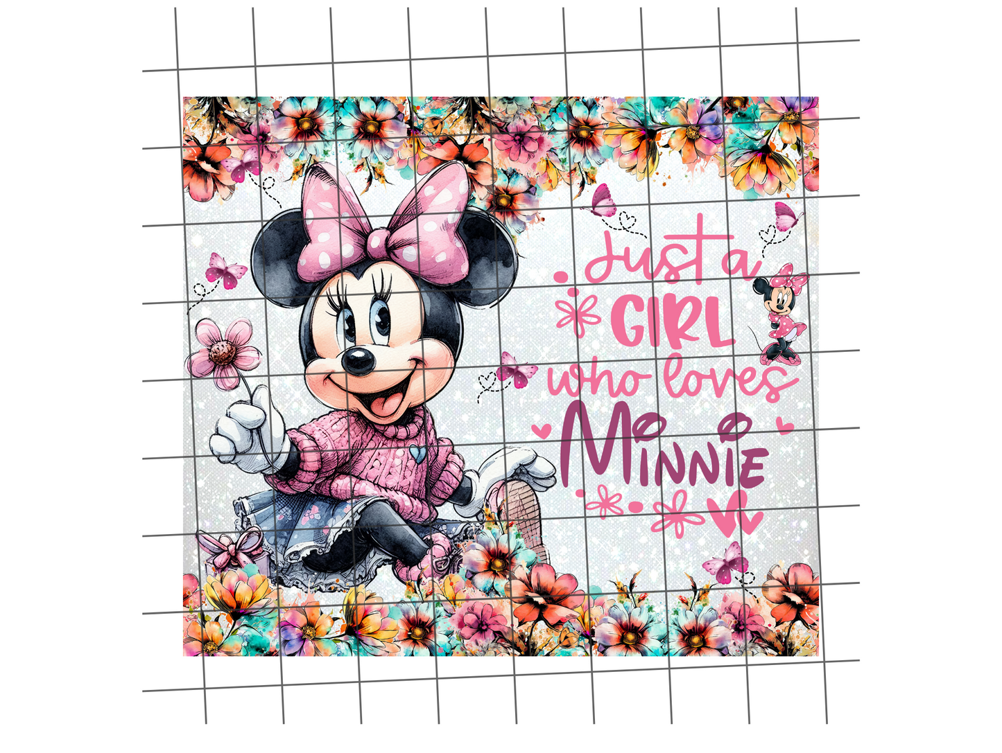 Just A Girl Who Loves Minnie 20oz Tumbler