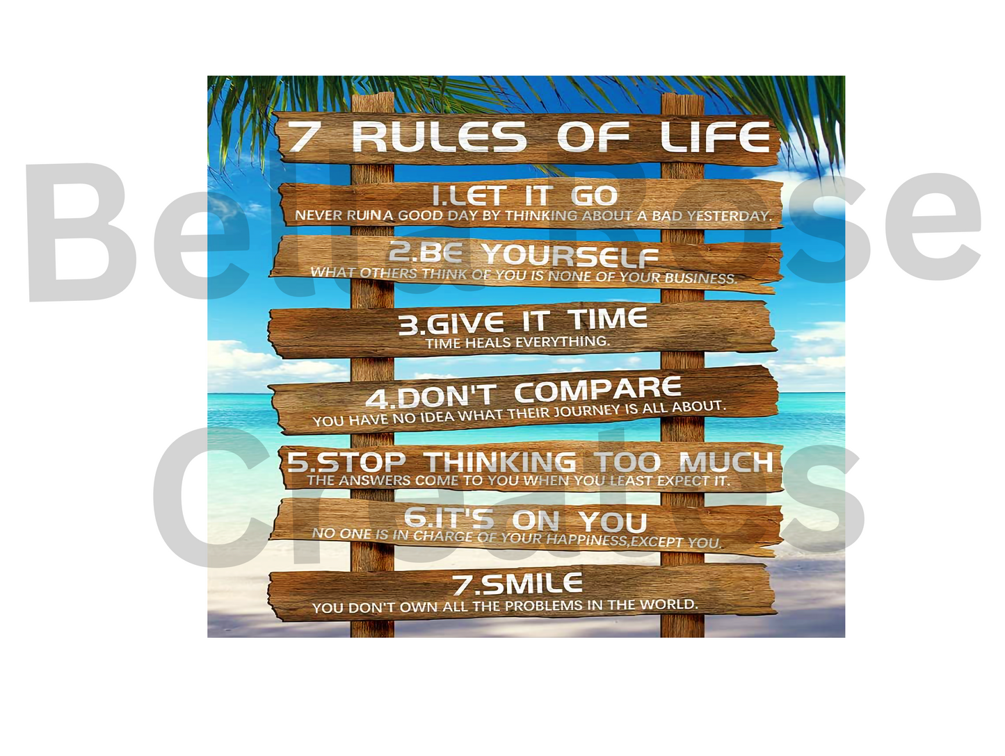 7 Rules Of Life 20oz Tumbler