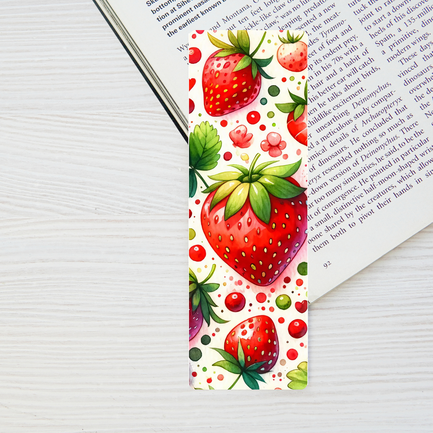 Strawberries Bookmark