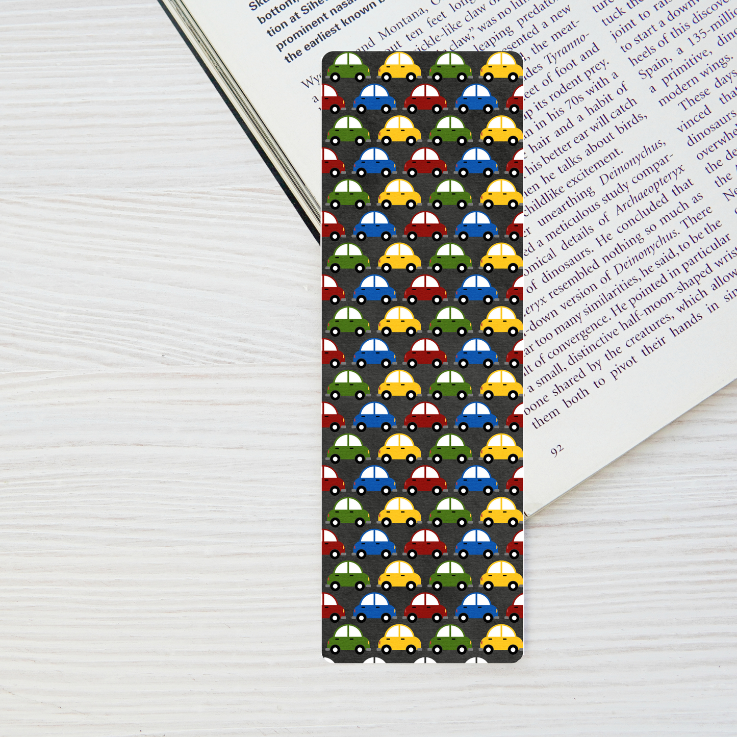 Kids Little Cars Bookmark