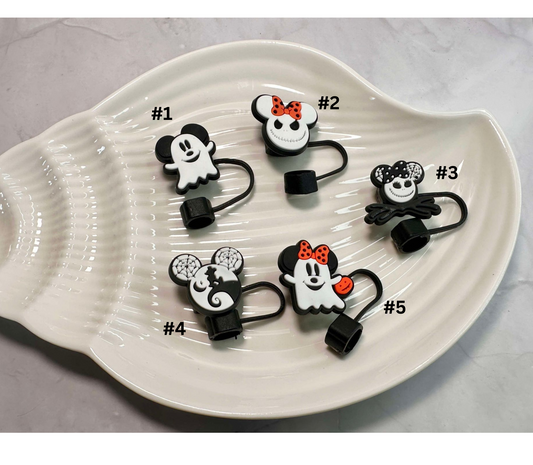 Cute Halloween Straw Toppers 10mm